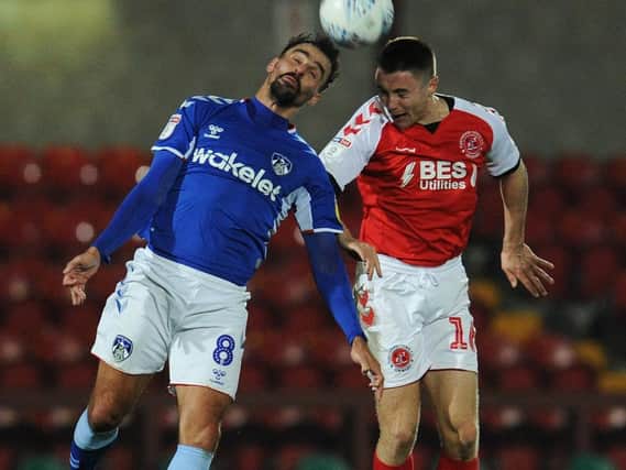 Fleetwood Town midfielder Jordan Rossiter