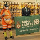 A team, which included former Blackpool soldier Jordan Wylie and fellow national ambassador for the Army Cadets Sally Orange and miners from ICL Boulby, ran in helmets, head torches, safety goggles and face masks in complete darkness for 42.2 kilometres.