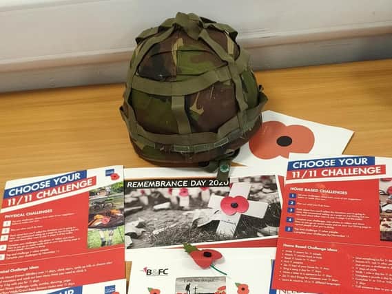 Public services students and staff at Blackpool and the Fylde College are planning an 11/11 challenge to support the RBL