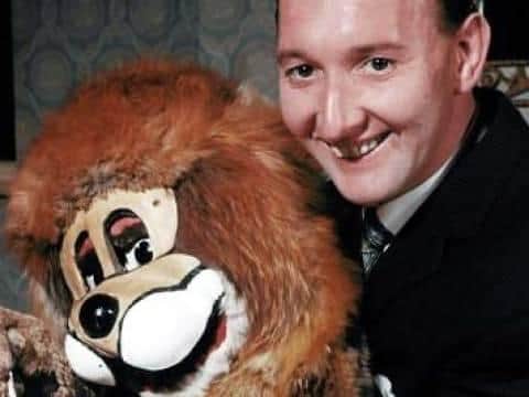 Terry Hall with Lenny the Lion