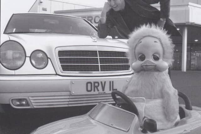 An early photo of Keith Harris and Orville