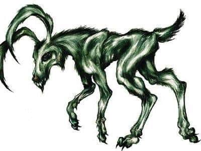 An illustration if what the Beast of Lytham may look like, courtesy of Sam Shearon
