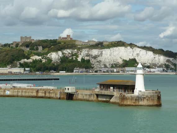 In 1926, on her second attempt, 19-year-old Gertrude Ederle became the first woman to swim the 21 miles from Dover (pictured) across the English Channel