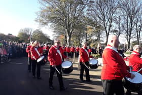 Fleetwood Old Boys band during the town's Remembrance Sunday parade last year