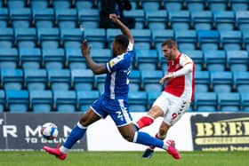 Ched Evans scores to seal Fleetwood's win at Gillingham