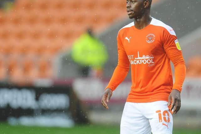 Sullay Kaikai was Blackpool's match-winner on his return from injury, scoring for the first time since December 2019