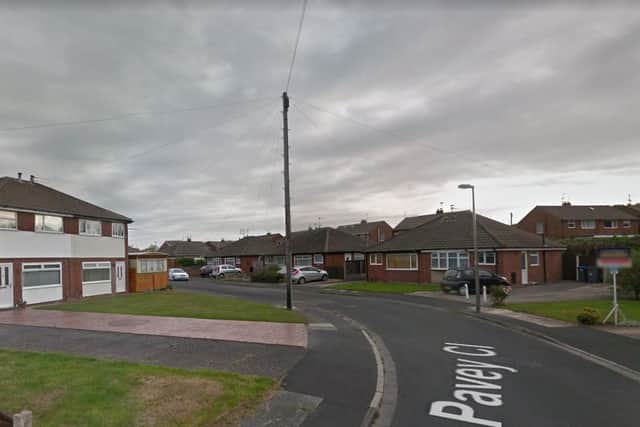 Firefighters used two hose reels to extinguish a large bonfire in Pavey Close, Blackpool at 7pm last night (Sunday, October 26), whilst ambulance crews treated one casualty suffering from smoke inhalation. Pic: Google