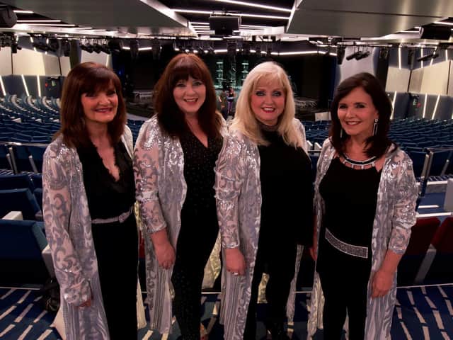 The Nolan sisters reunited on stage for their 2020 show 'Nolans Go Cruising.'