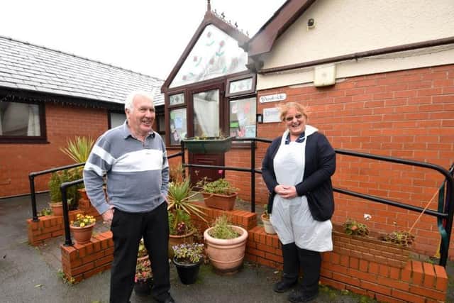 Smiling through a tough year - Brookside Care Home owner Graham Parr and manager Louise Newton