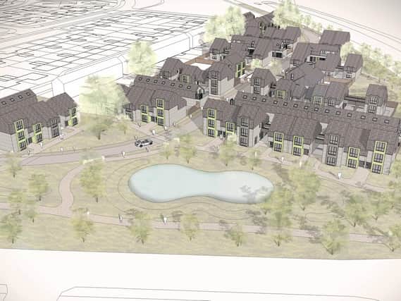 An artist's impression of the development at Troutbeck Crescent