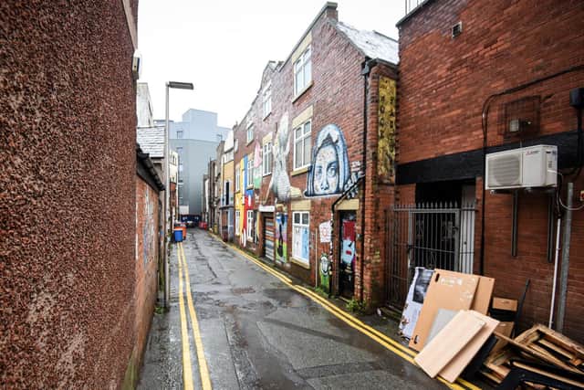 The last confirmed sighting of Charlene was at the top of this alleyway off Abingdon Street at around 10.30pm on November 1, 2003