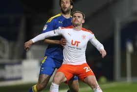 Blackpool defender Ollie Turton