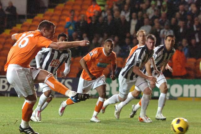 Charlie Adam scores from the spot   Picture: Rob Lock