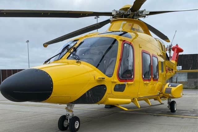 An AW169 helicopter, the type soon to be seen in the skies above Blackpool Airport operated by Belgian firm NHV Group