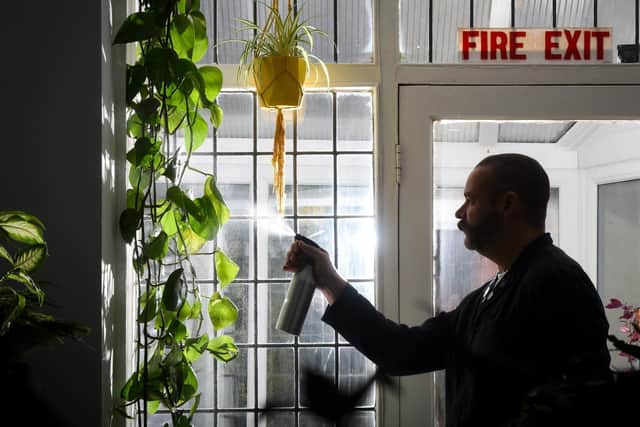 Richard Oughton has found that people are looking to brighten up their homes during lockdown with house plants