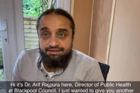 Dr Arif Rajpura, who was given Facebook updates on the coronavirus pandemic