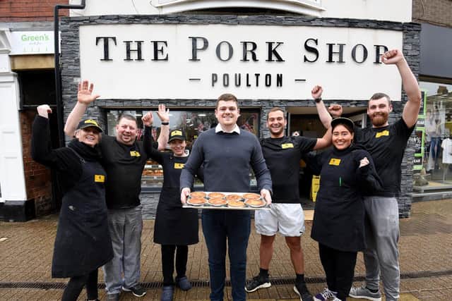 The team at the award-winning pie shop and butchers The Pork Shop in Poulton are looking forward to expanding to Lytham in the New Year, opening a new shop on Clifton Street. Photo: Daniel Martino for JPI Media