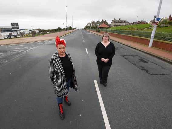 Councillors Lorraine Beavers and Cheryl Raynor have orhanised a petition against proposed pay and display parking plans on Fleetwood's promenade