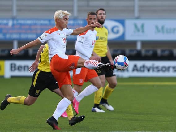 Kenny Dougall has impressed Brett Ormerod since joining Blackpool