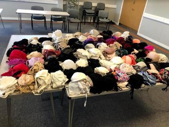 Hundreds of bras collected by Blackpool Skip Hire Ltd