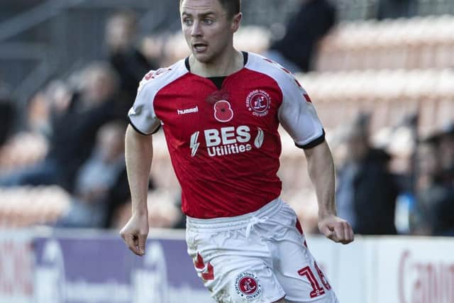 Fleetwood Town midfielder Jordan Rossiter