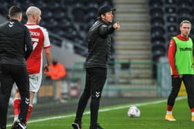 Fleetwood Town head coach Joey Barton   Picture: Stephen Buckley/PRiME Media Images Limited