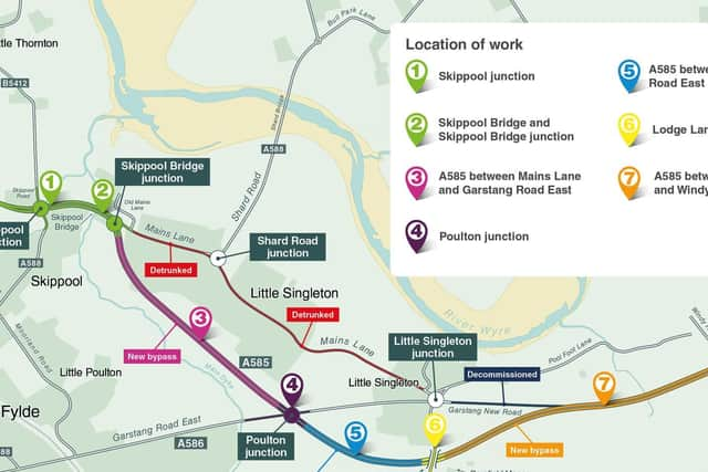 Highways England has set out the first phases of its construction timetable for the £150 million Windy Harbour to Skippool bypass