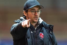 Fleetwood Town boss Joey Barton   Picture: Matt Wilkinson/PRiME Media Images Limited