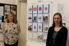 Claire Chantrell, Removing Barriers service coordinator (left) and Laura Makin (wellbeing worker).