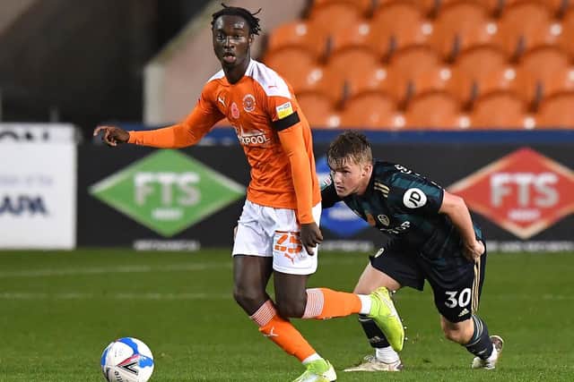 Blackpool youngster Cameron Antwi
