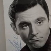 A signed copy of Anthony Newley given to Barry Band during an interview in Blackpool