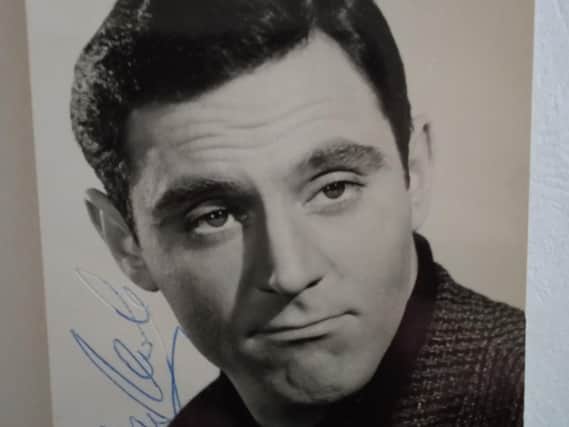 A signed copy of Anthony Newley given to Barry Band during an interview in Blackpool