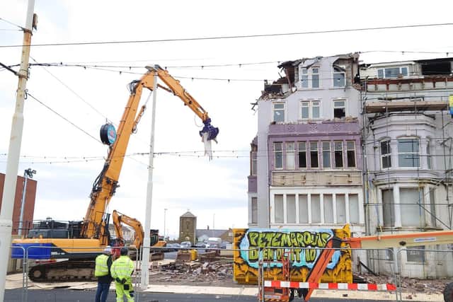 Demolition has started on the Ambassador Hotel