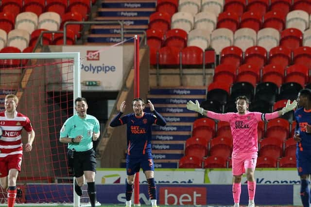 Blackpool were left angry with the officials after losing their winning run