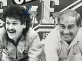 Bobby Ball, left, in his heyday