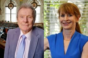 Lancashire County Council leader Geoff Driver and chief executive Angie Ridgwell