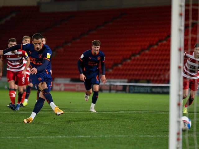 Jerry Yates scored for Blackpool in midweek