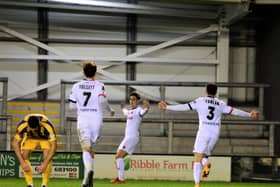 AFC Fylde hope to be celebrating three points this afternoon   Picture: Steve McLellan
