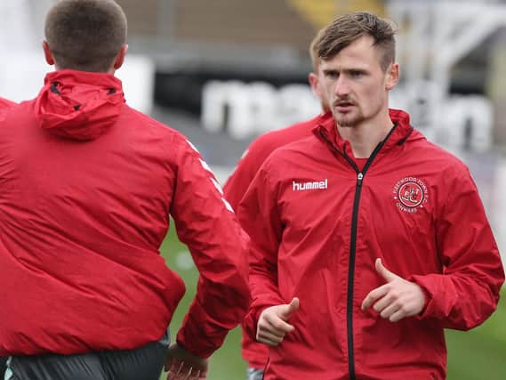 Callum Connolly captained Fleetwood Town in Friday's home draw with Sunderland