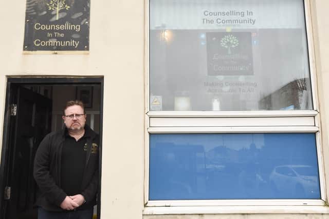 Stuart Hutton-Brown, manager of Counselling in the Community, is raising money for a second hub in South Shore to manage the increase in patients using the service during the coronavirus pandemic.