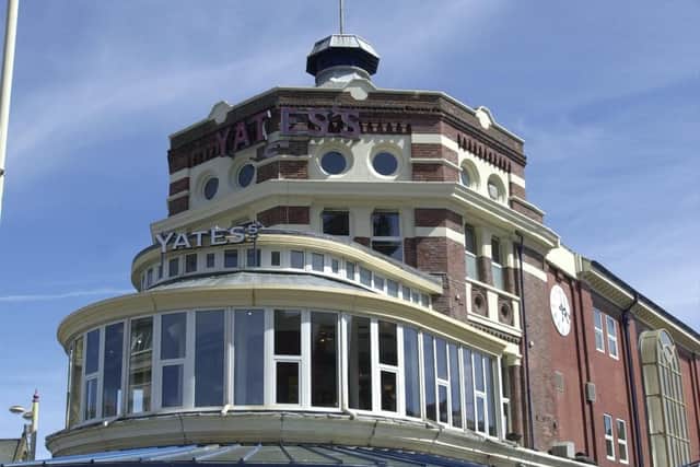 The old Yates Wine Lodge, which used to stand in Talbot Square, was the scene of an escaped python