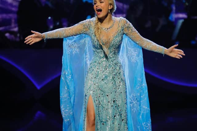 Samantha Barks' mesmerising performance as Elsa from the Frozen Musical which will debut in the West End in 2021.