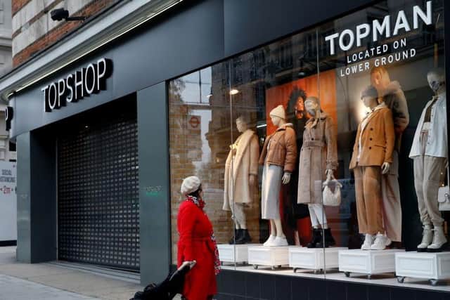 The high street giant includes the Topshop, Dorothy Perkins and Burton brands.