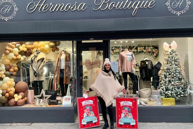 Katie James at Hermosa Boutique which is co-ordinating a gifts appeal for Christmas