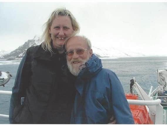Jacky Ramsden with her late husband Paul