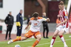 Matty Virtue has not played since Blackpool's opening game of the season against Stoke City in the Carabao Cup