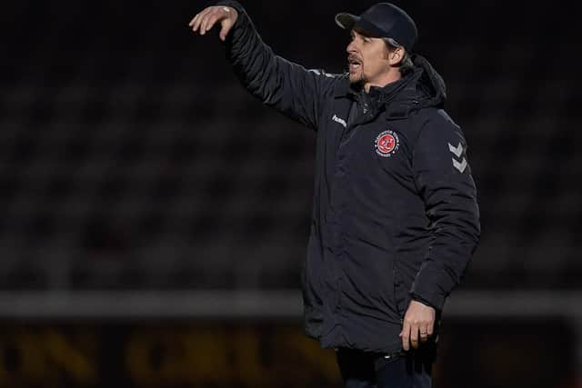Joey Barton aims to embark on another winning run to propel Fleetwood back into the top six