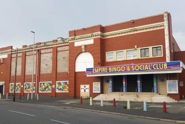 The Empire Bingo Club is among locally listed buildings at risk of demolition
