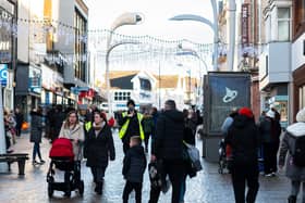 Blackpool town centre back open for business for first weekend after Lockdown Two.