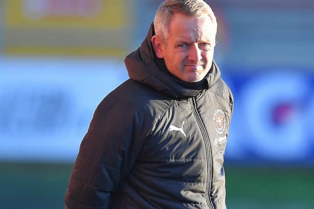 Blackpool boss Neil Critchley